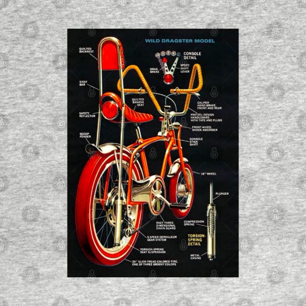 1969 Wild Dragster Bike by Pop Fan Shop